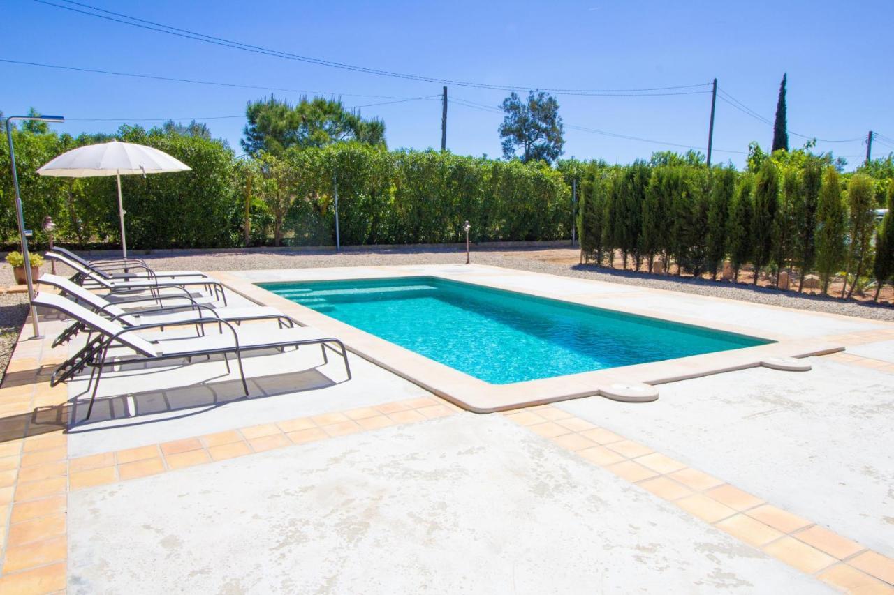 Preciosa Finca Rustica Con A/C Y Piscina Exclusiva Algaida  Bagian luar foto