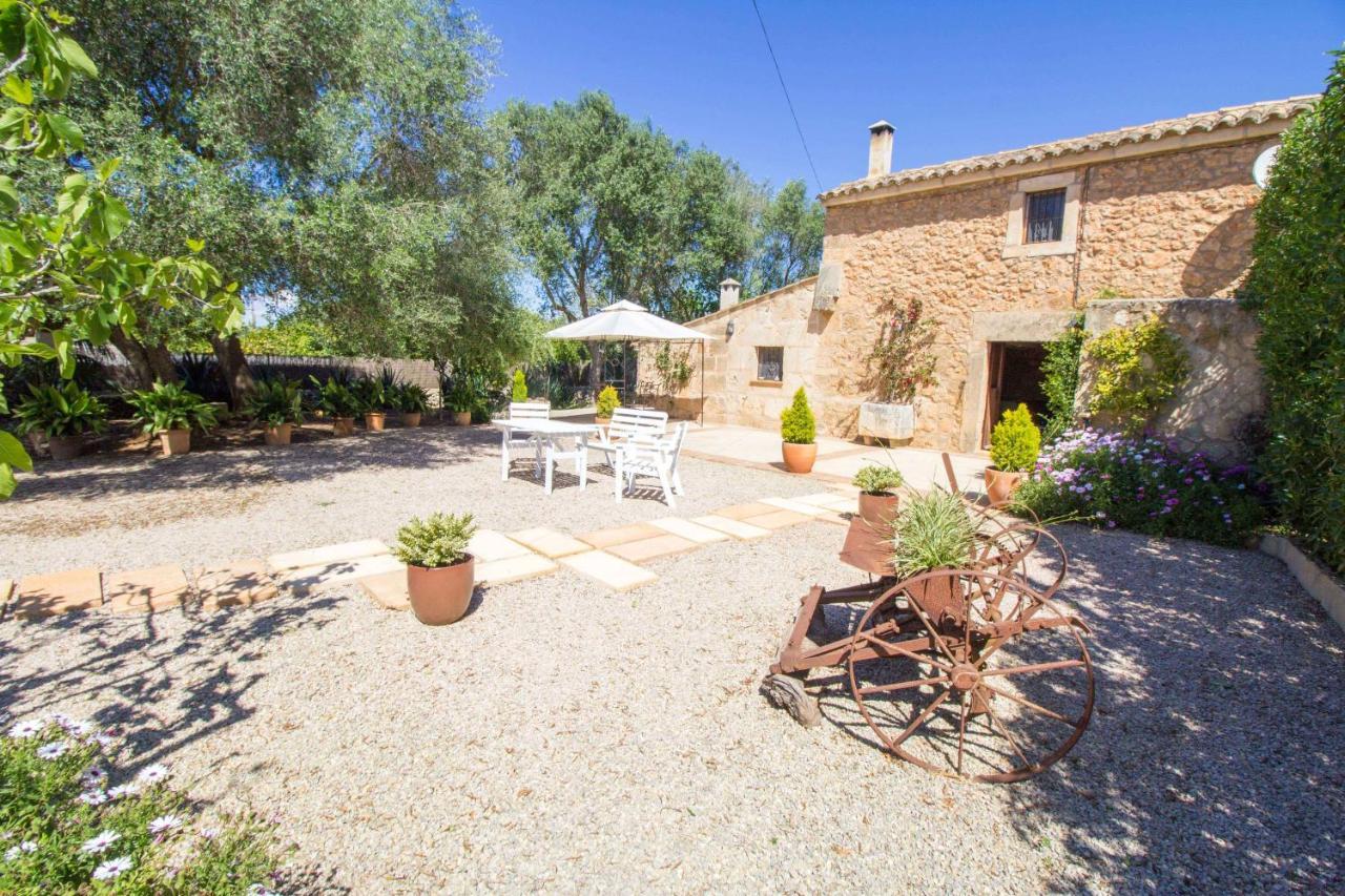 Preciosa Finca Rustica Con A/C Y Piscina Exclusiva Algaida  Bagian luar foto