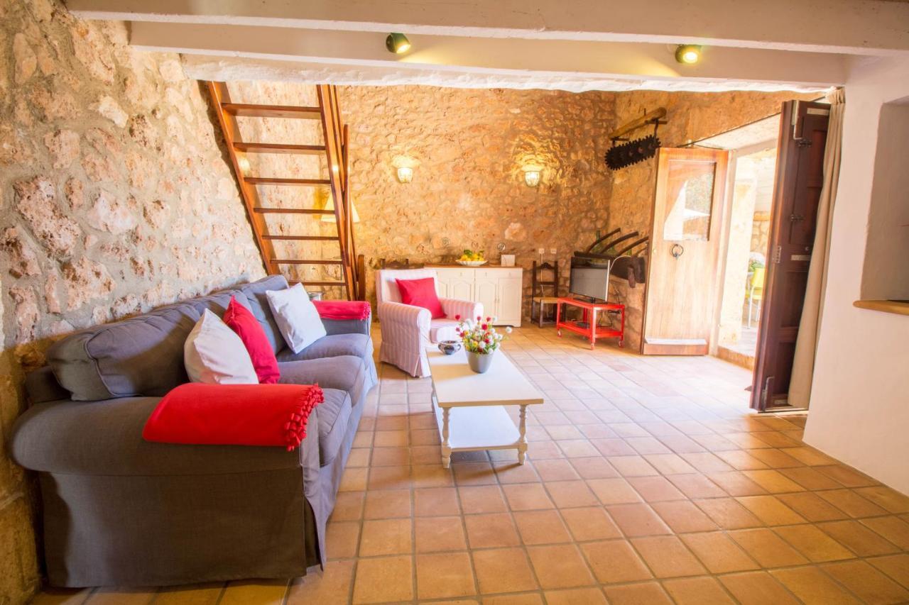 Preciosa Finca Rustica Con A/C Y Piscina Exclusiva Algaida  Bagian luar foto