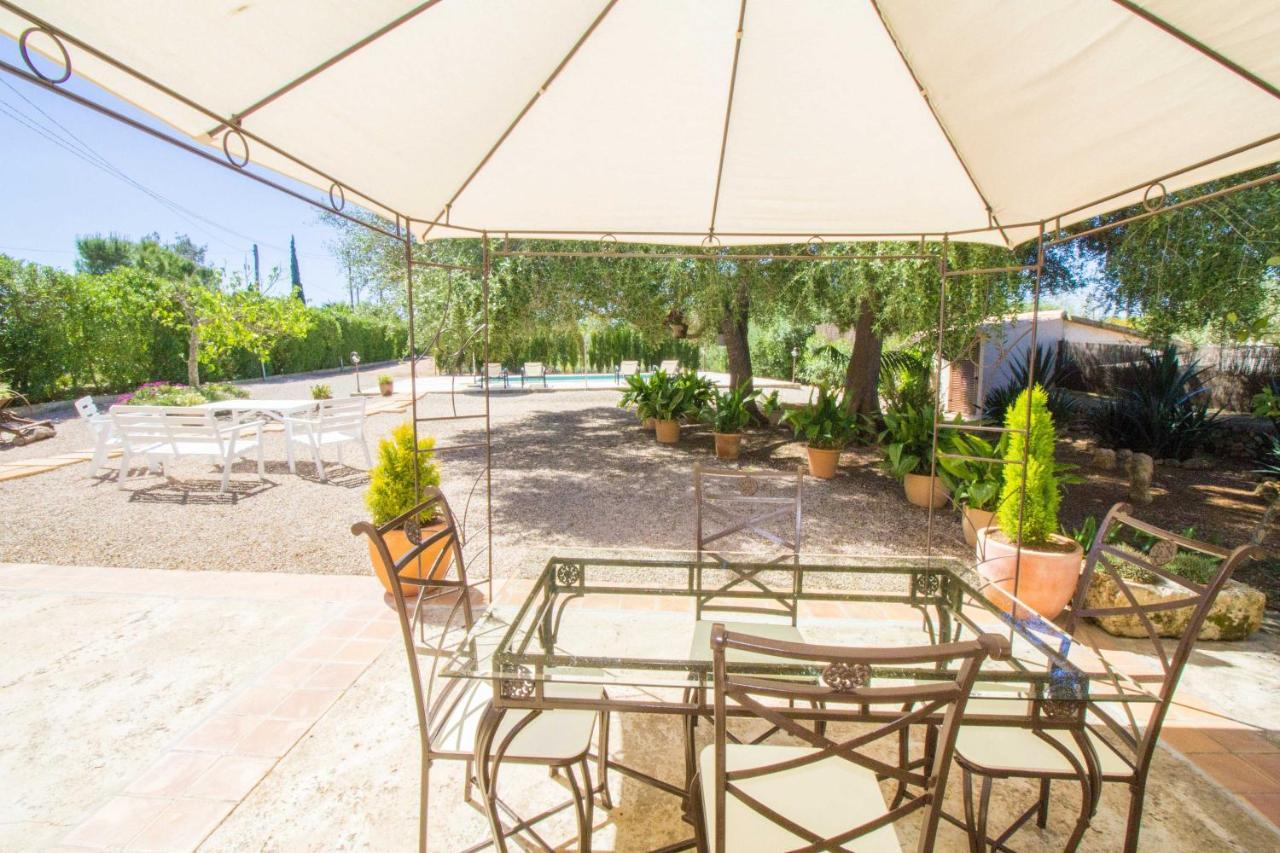 Preciosa Finca Rustica Con A/C Y Piscina Exclusiva Algaida  Bagian luar foto